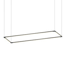 Koncept Inc ZBP-48-R-SW-MTB-CNP - Z-Bar Pendant Large Rectangle, Matte Black (16"/48" light bars)