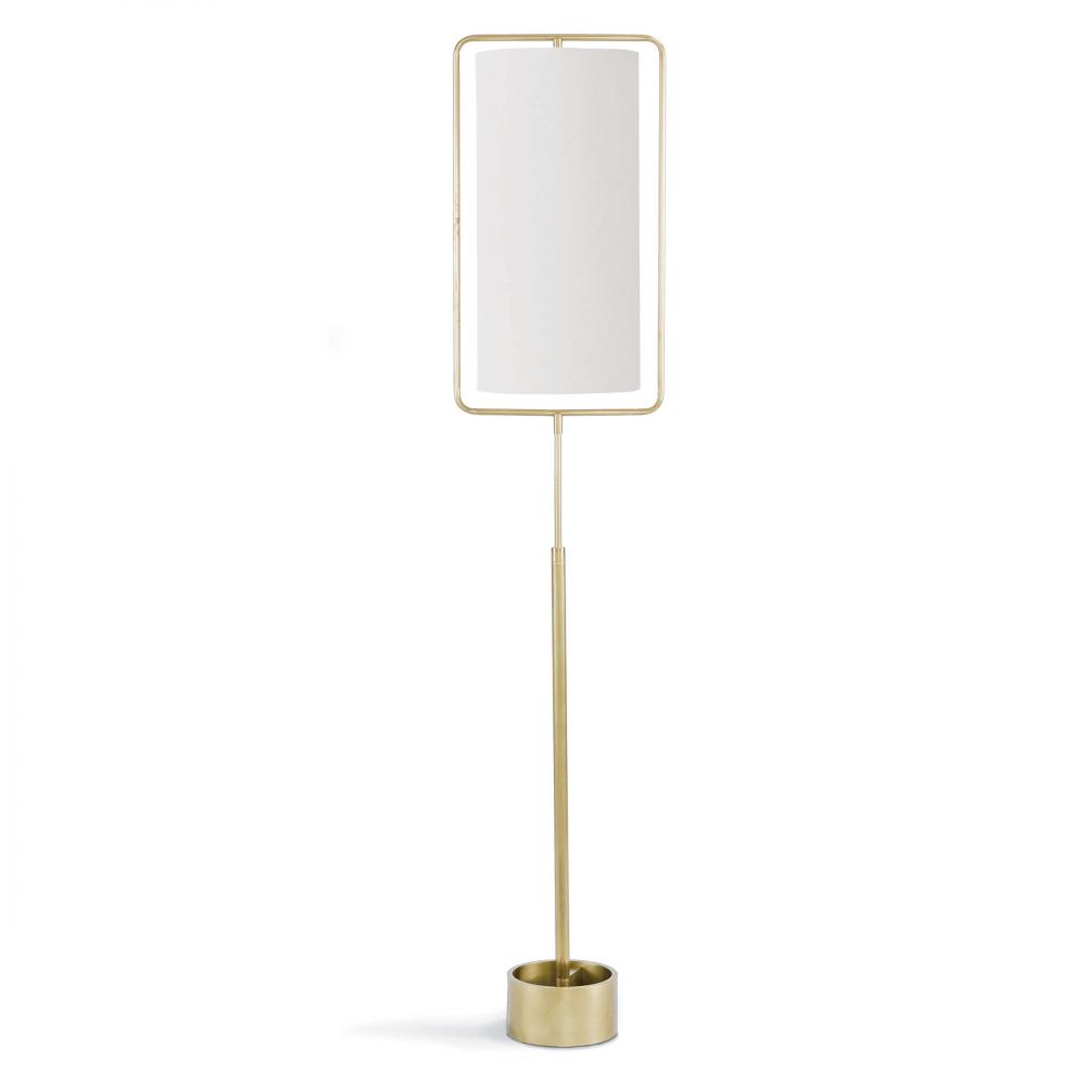 Regina Andrew Geo Rectangle Floor Lamp (Natural