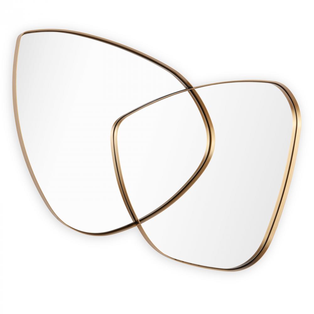 Regina Andrew Harmony Mirror (Natural Brass)