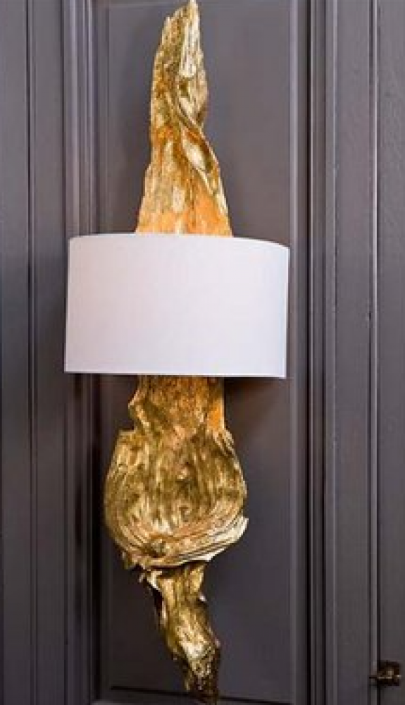 Gilded Driftwood Sconce