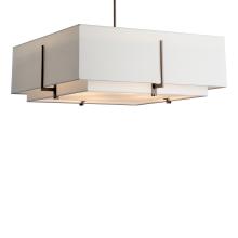 Hubbardton Forge 139635-SKT-MULT-05-SF2012-SF2401 - Exos Square Large Double Shade Pendant