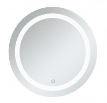 Elegant MRE22828 - Helios 28 inch Hardwired LED mirror with touch sensor and color changing temperature