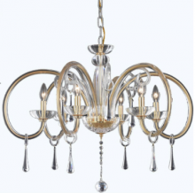 Elegant 6926D33G - 6 Light Chandelier