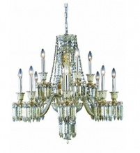 Elegant 8912D32GT - Majestic 12 Light Chandelier