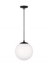 Visual Comfort & Co. Studio Collection 6020-112 - Leo - Hanging Globe Medium One Light Pendant with White Glass