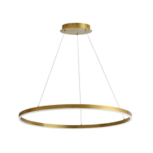 Dainolite CIR-3263C-AGB - 63W Chandelier, Aged Brass with White Acrylic Diffuser