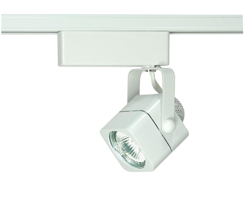 1 Light - MR16 - 12V Track Head - Square - White Finish