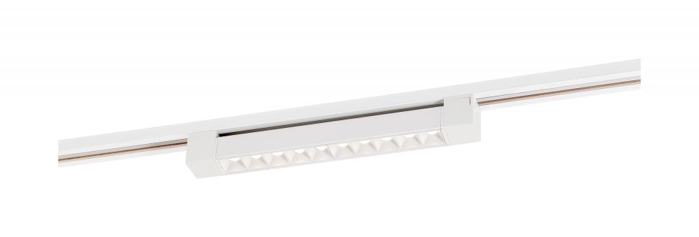 LED; 1FT; Track Light Bar; White Finish; 30 deg. Beam Angle