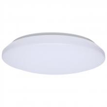 Nuvo 62/1861 - 14 Inch LED Cloud Fixture; 17 Watts; 27K/30K/35K/40K/50K CCT Selectable; White Finish; Round Shape;