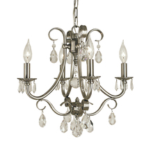 Framburg 2994 MB - 4-Light Mahogany Bronze Liebestraum Mini Chandelier