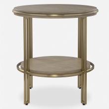 Uttermost 25747 - Uttermost Elise Round Brass Side Table